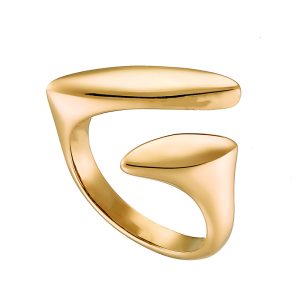 Δαχτυλίδι με 'Ανοιγμα σε Χρυσό